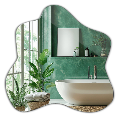 Mirror splash irregular 48x48 cm