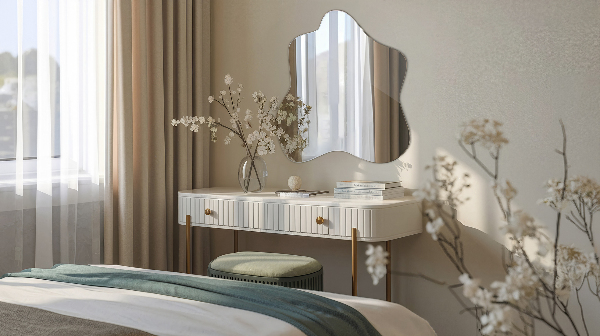 Mirror splash irregular 58x58 cm