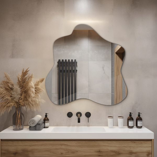 Mirror splash irregular 77x77 cm