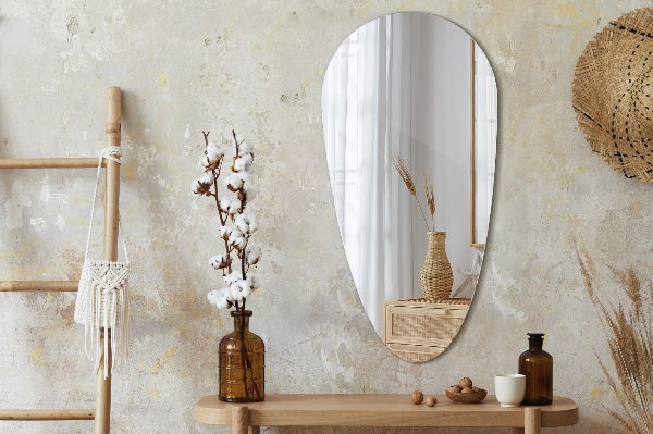 Tear drop frameless mirror 50x100 cm