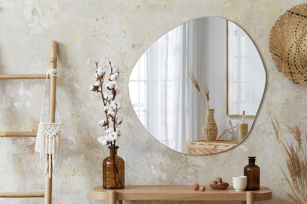 Organic frameless mirror 67,6x67 cm