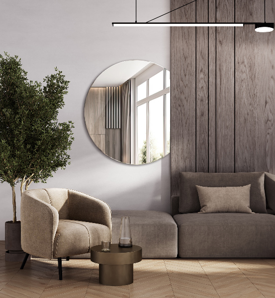 Half moon mirror 63x70 cm