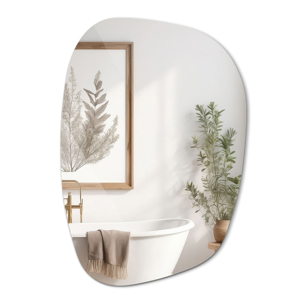 Irregular mirror splash shaped 36x26 in (91x66 cm)