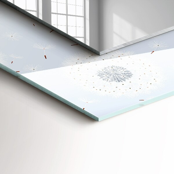 Wall mirror design Blown flowers