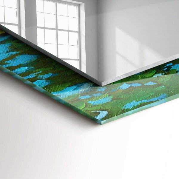 Decorative mirror Water lily powder