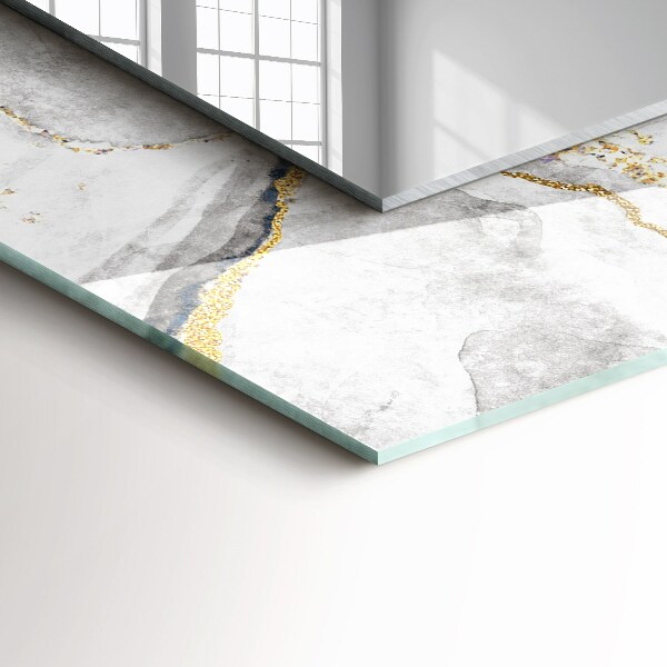 Decorative mirror Veined marble