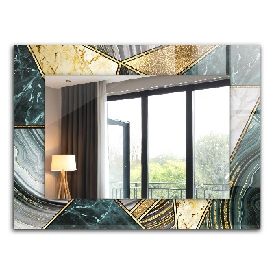 Decorative mirror Abstract geometric pattern