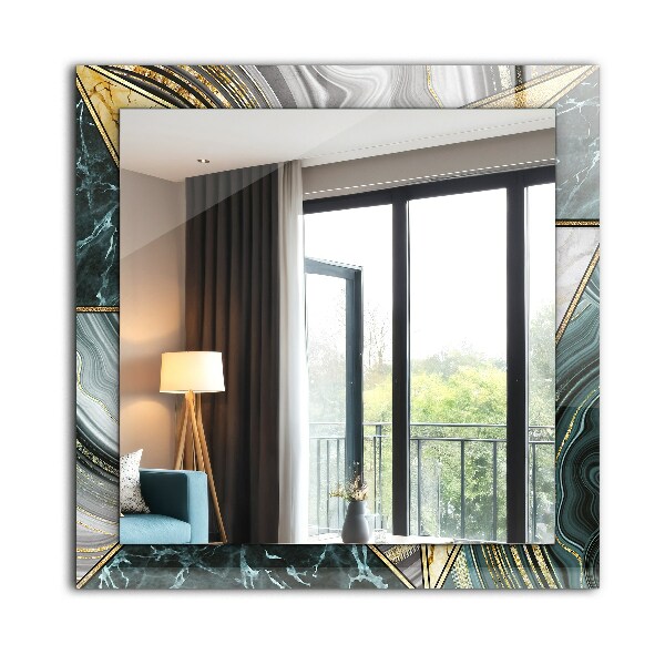 Decorative mirror Abstract geometric pattern