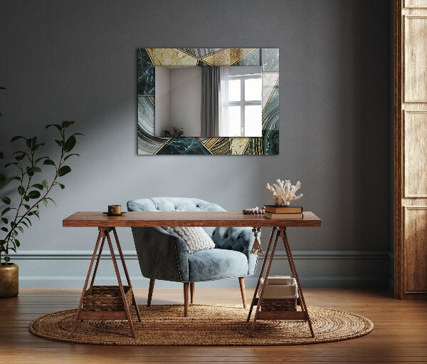 Decorative mirror Abstract geometric pattern