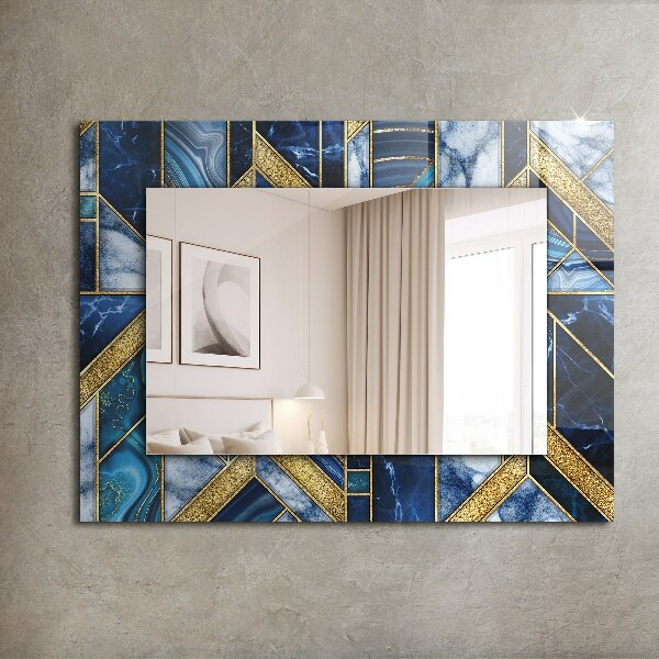 Wall mirror decor Abstract geometric mosaic