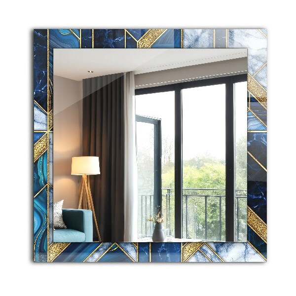 Wall mirror decor Abstract geometric mosaic