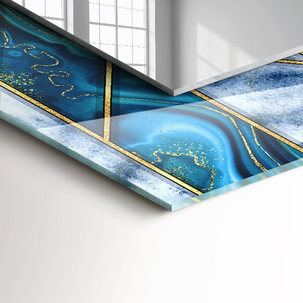 Wall mirror decor Abstract geometric mosaic