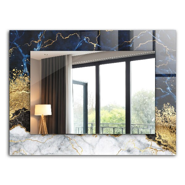 Wall mirror design Abstract marble