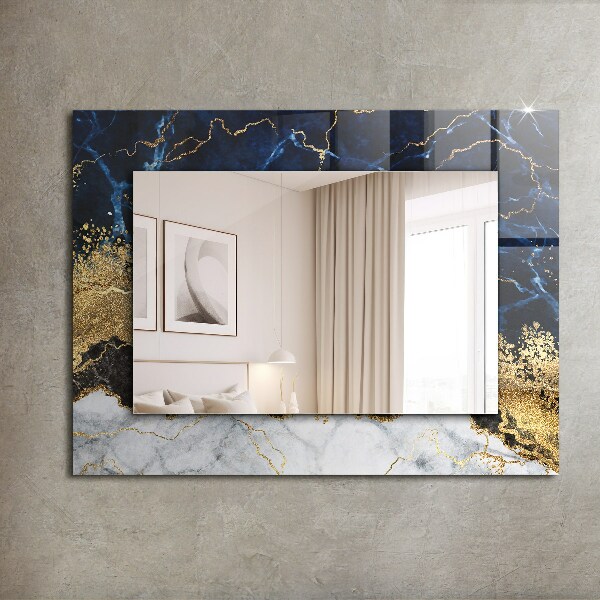 Wall mirror design Abstract marble