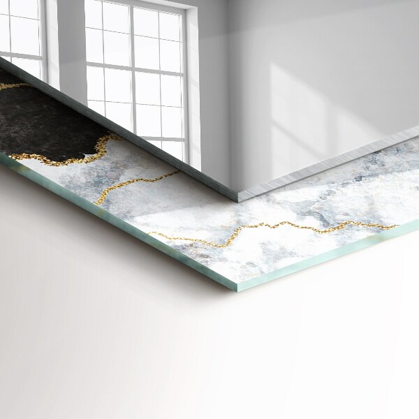 Wall mirror design Abstract marble