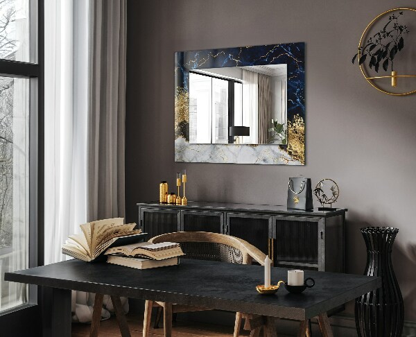 Wall mirror design Abstract marble