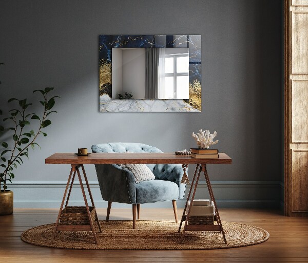 Wall mirror design Abstract marble