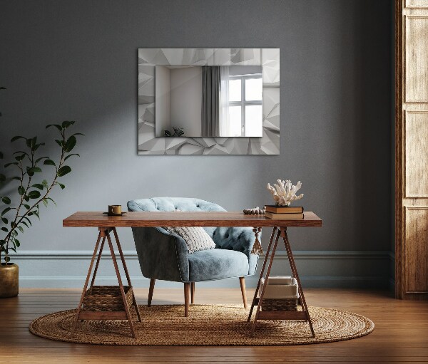 Wall mirror decor Abstract geometric shapes