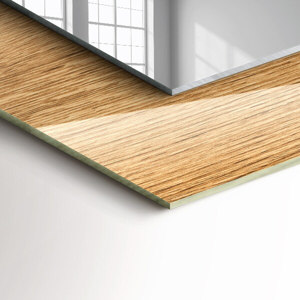 Printed mirror Wood texture