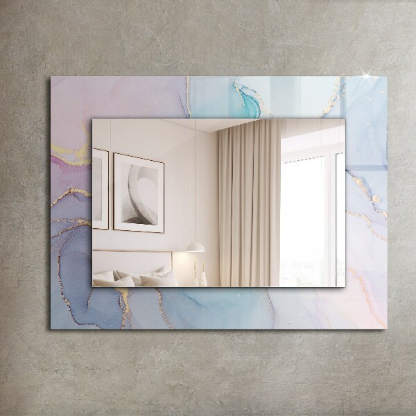 Wall mirror decor Watercolour abstract art