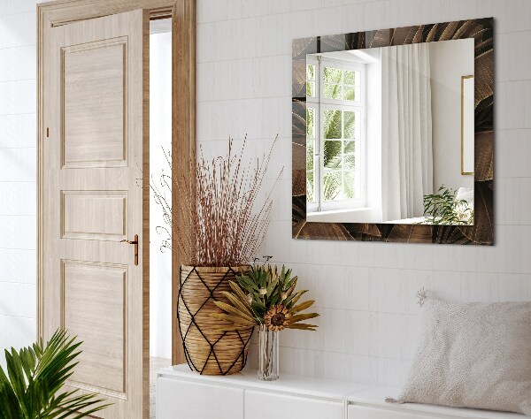 Decorative mirror Tropical leaves