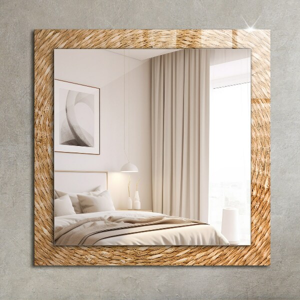 Mirror frame with print Braid