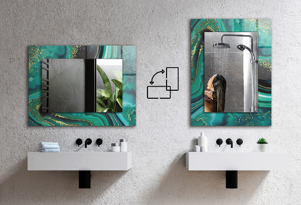 Wall mirror design Braid