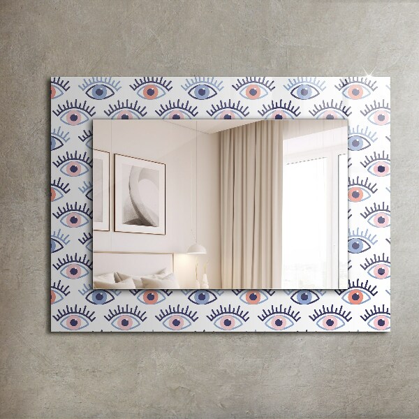 Printed mirror Eye motif