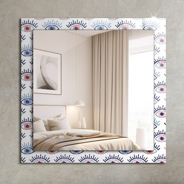 Printed mirror Eye motif