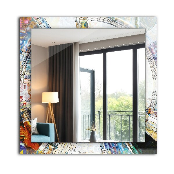 Decorative mirror Abstract circle mosaic