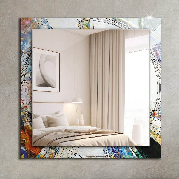 Decorative mirror Abstract circle mosaic