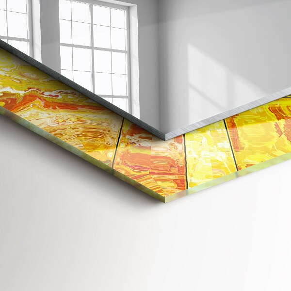 Printed mirror Abstract colourful mosaic