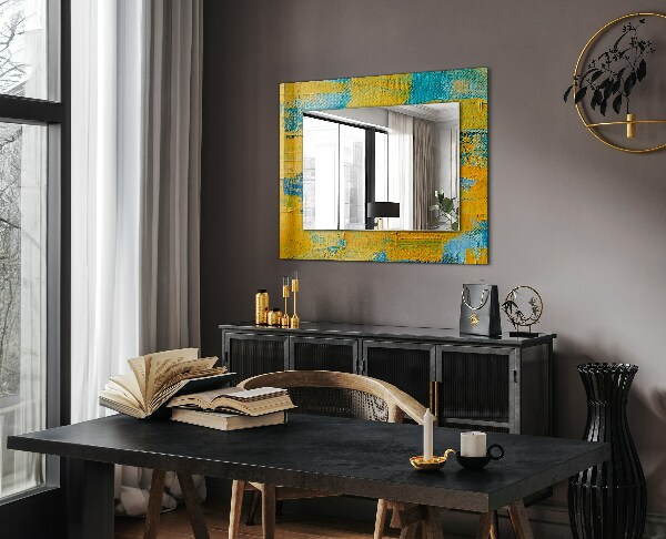 Printed mirror Abstract oil painting