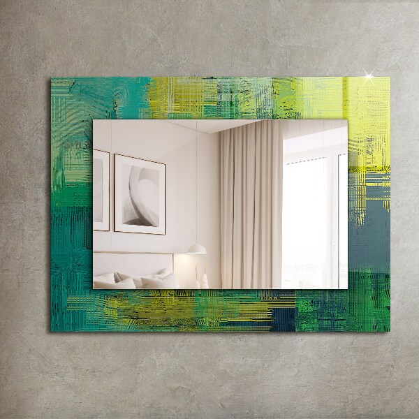 Decorative mirror Abstract coloured composition