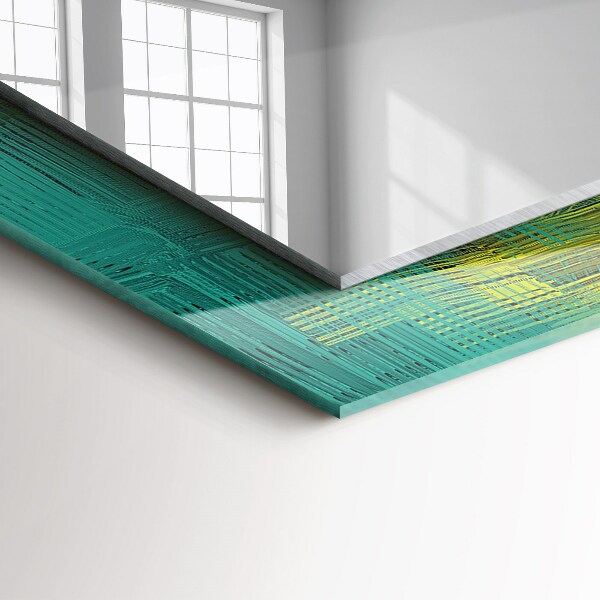 Decorative mirror Abstract coloured composition