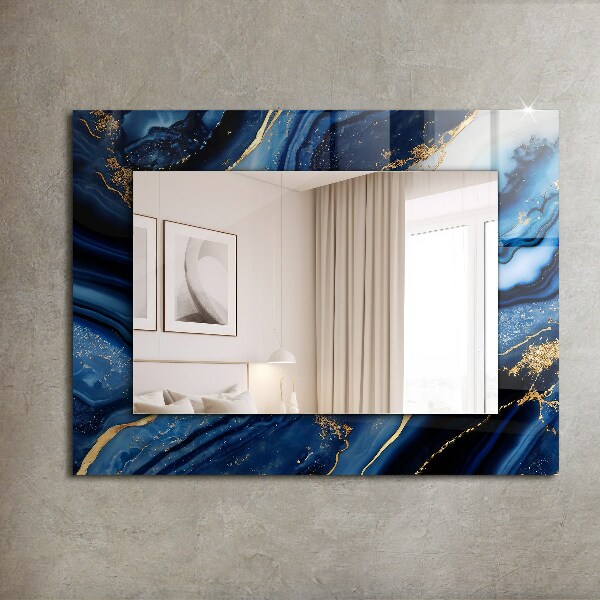 Printed mirror Abstract marble art
