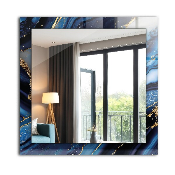 Printed mirror Abstract marble art