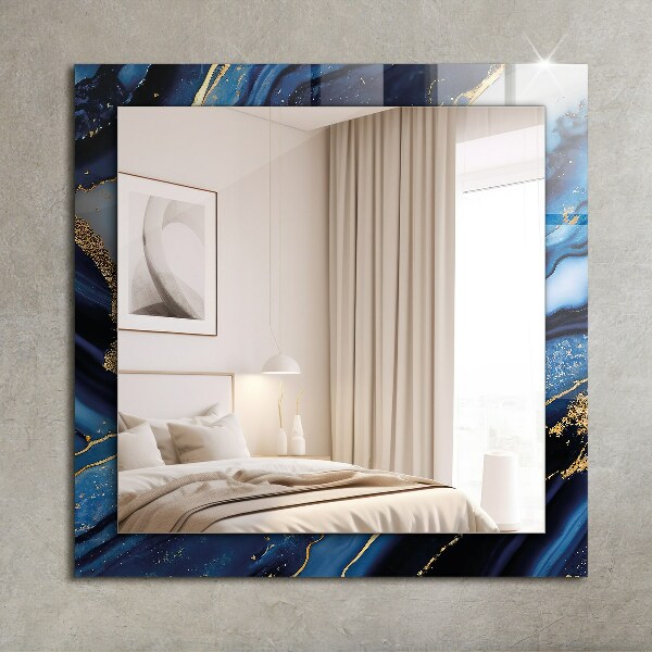 Printed mirror Abstract marble art