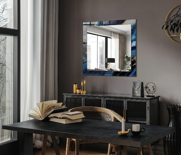 Printed mirror Abstract marble art