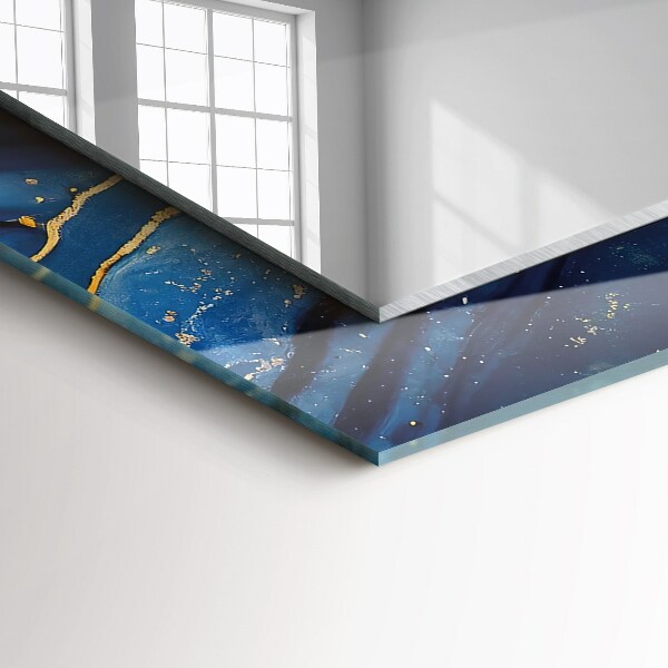 Printed mirror Abstract marble art