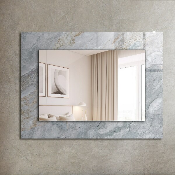 Printed mirror Abstract marble design