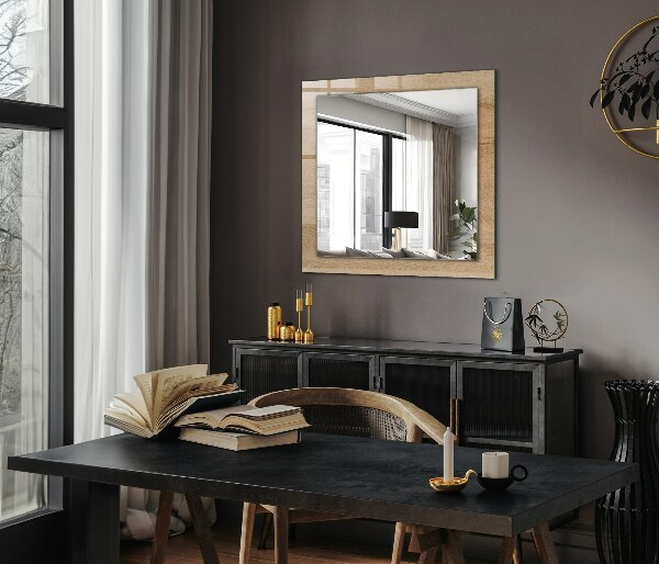 Decorative mirror Abstract coloured waves