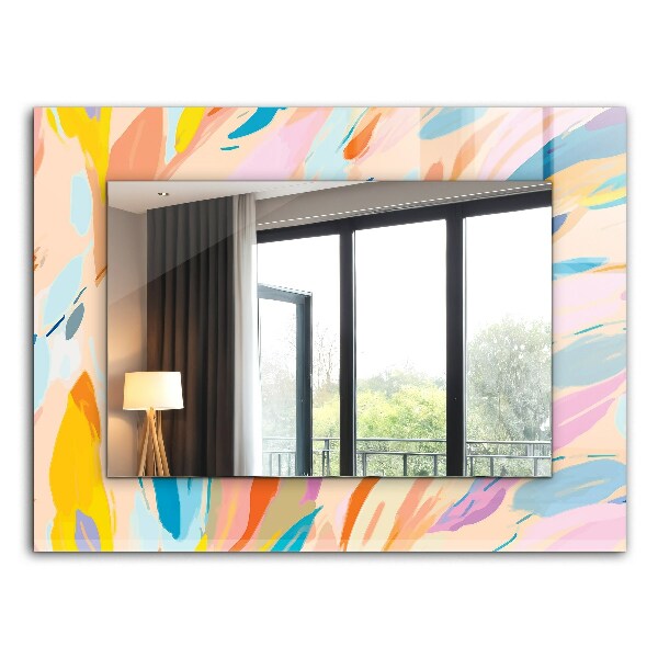 Printed mirror Marbled pattern