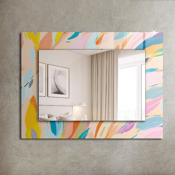 Printed mirror Marbled pattern