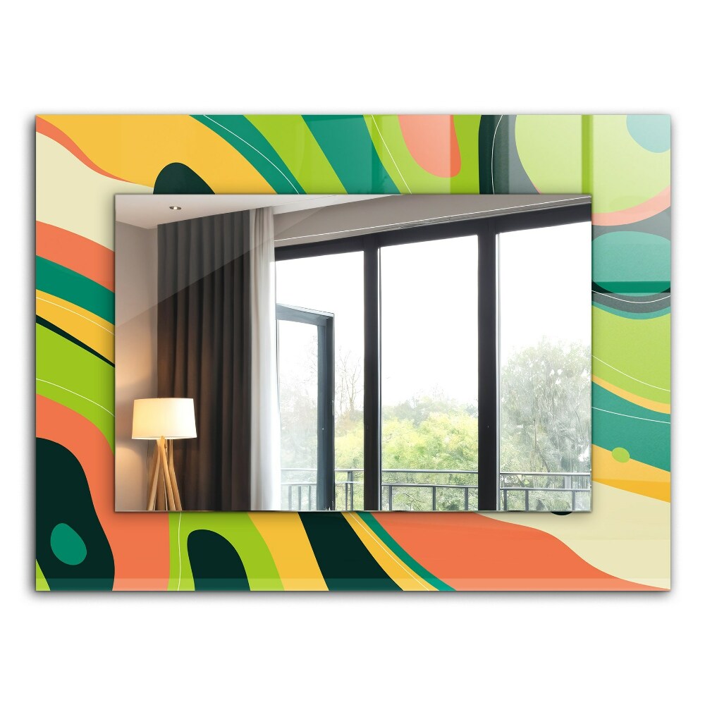 Wall mirror design Geometric motif