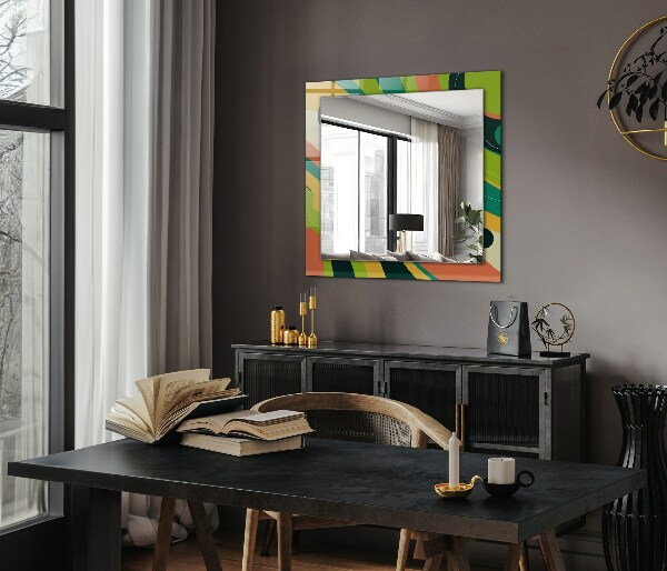 Wall mirror design Geometric motif