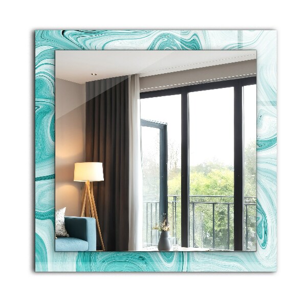 Printed mirror Japanese garden