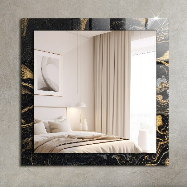 Wall mirror decor Wooden floor