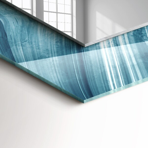 Printed mirror Hummingbirds and flowers