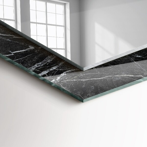 Wall mirror design Coloured abstract motifs